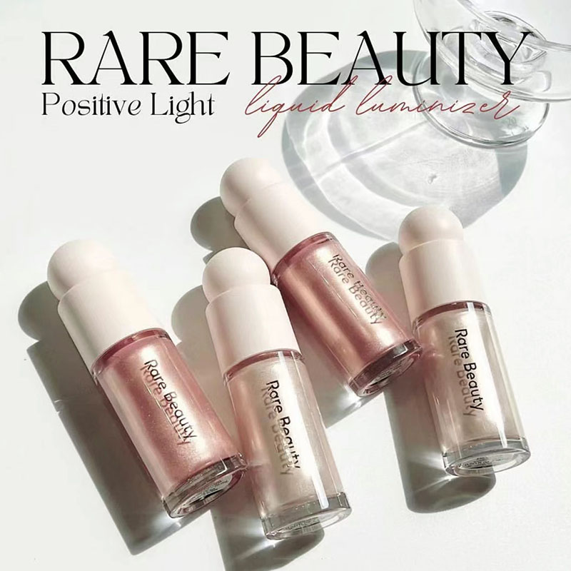 Luxury Skincare Kit - Rare Beauty Light Silky Highlighter, Water-Resistant