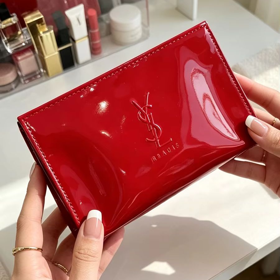 YSL Red Patent Leather Cosmeti - Luxury Skincare Samples 评论和价格