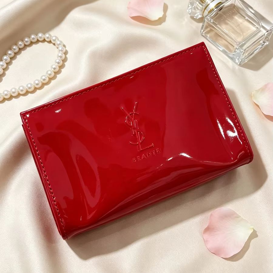YSL Red Patent Leather Cosmeti - Luxury Skincare Samples 评论和价格
