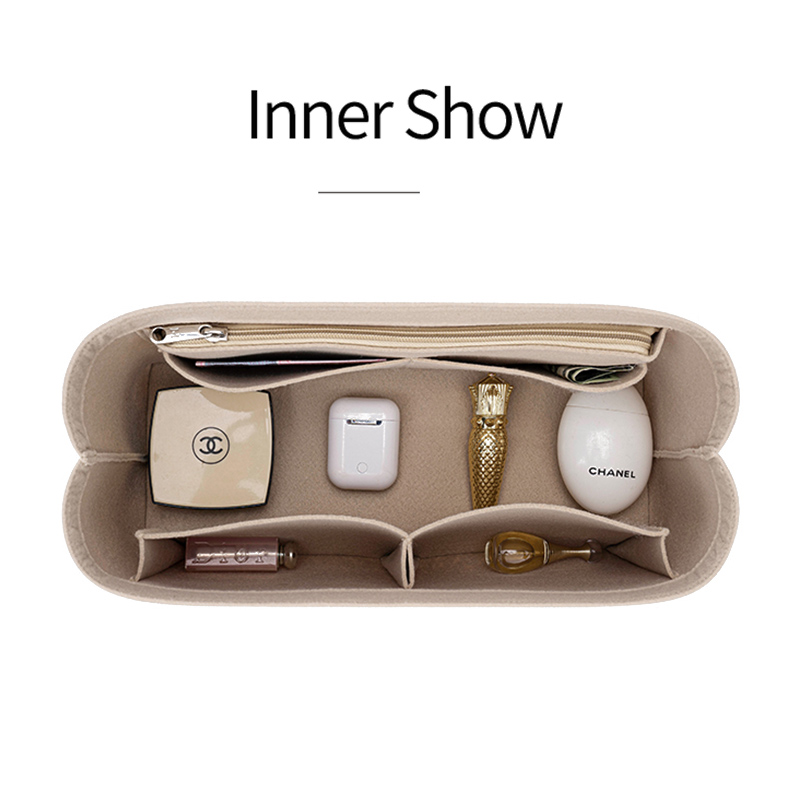 Felt Insert Bag Cosmetic Organ - Luxury Skincare Samples 评论和价格